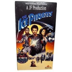 The Ice Pirates (1984) VHS - 1992 MGM/Warner. Robert Urich, Anjelica Huston